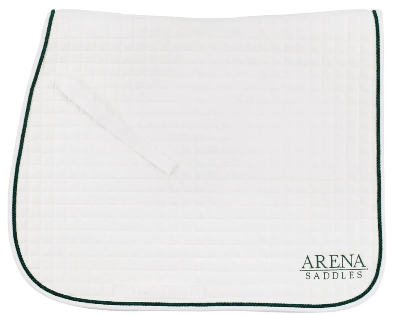 Arena Dressage Saddle Pad- White