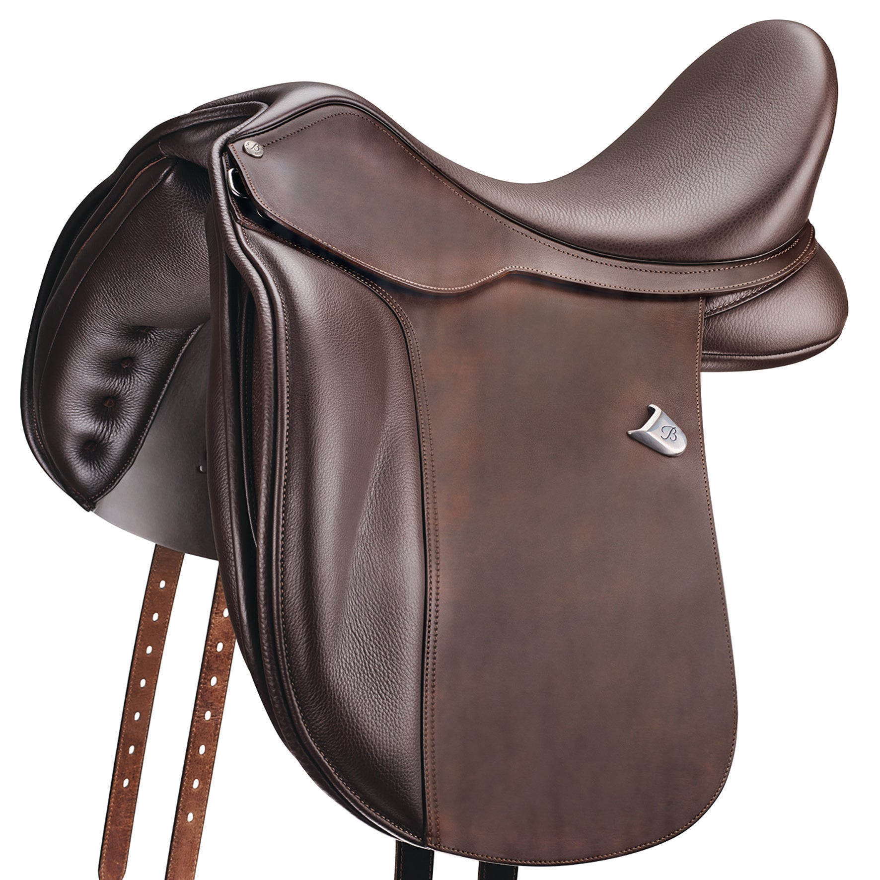 Bates WIDE Dressage with Heritage Leather