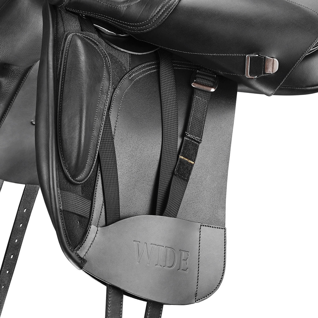 Bates WIDE Dressage with Heritage Leather