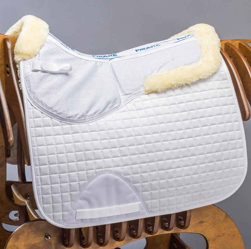 Half-lined Fleece Adjustable Dressage Saddlecloth
