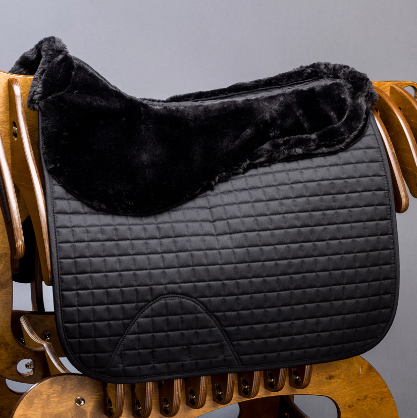Half-lined Fleece Adjustable Dressage Saddlecloth