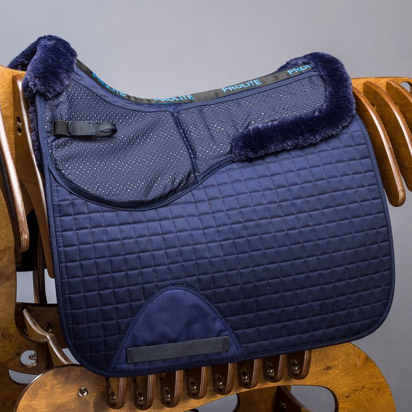Half-lined Fleece Adjustable Dressage Saddlecloth