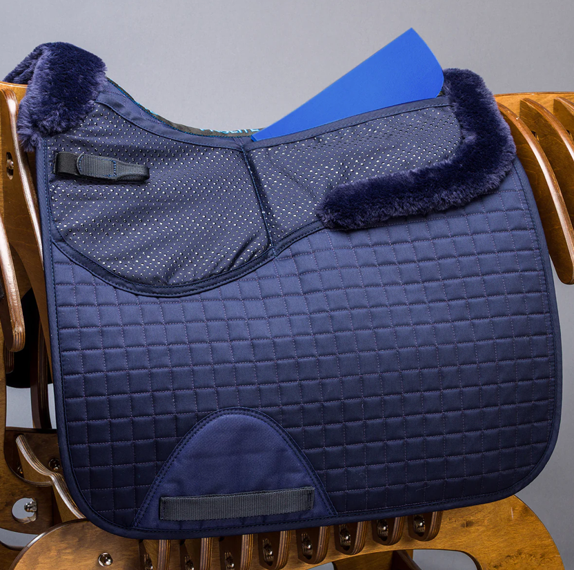 Half-lined Fleece Adjustable Dressage Saddlecloth
