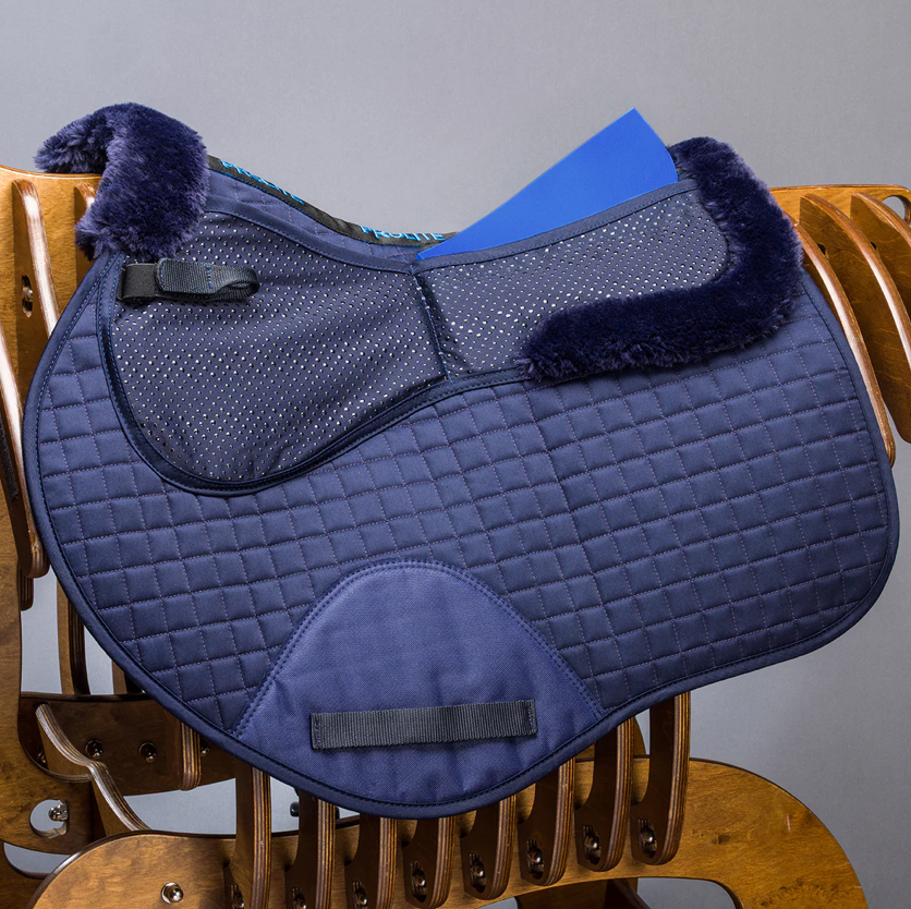 Fleece Trim Adjustable Jump Saddlecloth