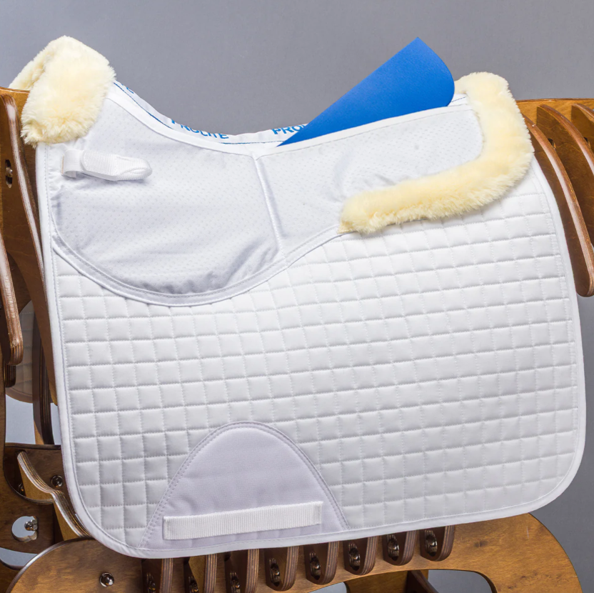 Fleece Trim Adjustable Dressage Saddlecloth
