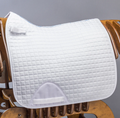 Cotton Dressage Saddlecloth White