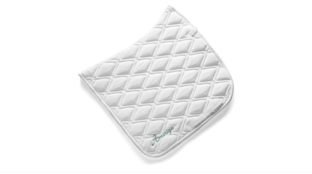 Amerigo Saddle Cloth White Dressage