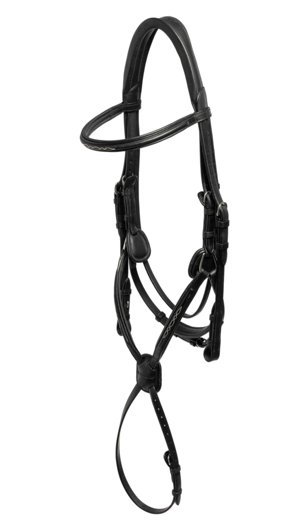 Menetics Grakle/Fig 8 Fancy Stitched No Reins