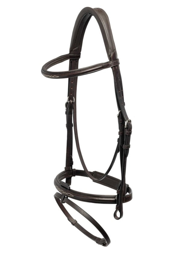 Menetics Flash Bridle Fancy Stitched No Reins