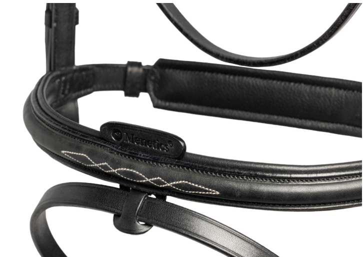 Menetics Flash Bridle Fancy Stitched No Reins