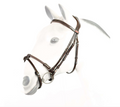Equipe Bridle with Leather Covered Cord and Anatomical Headpiece