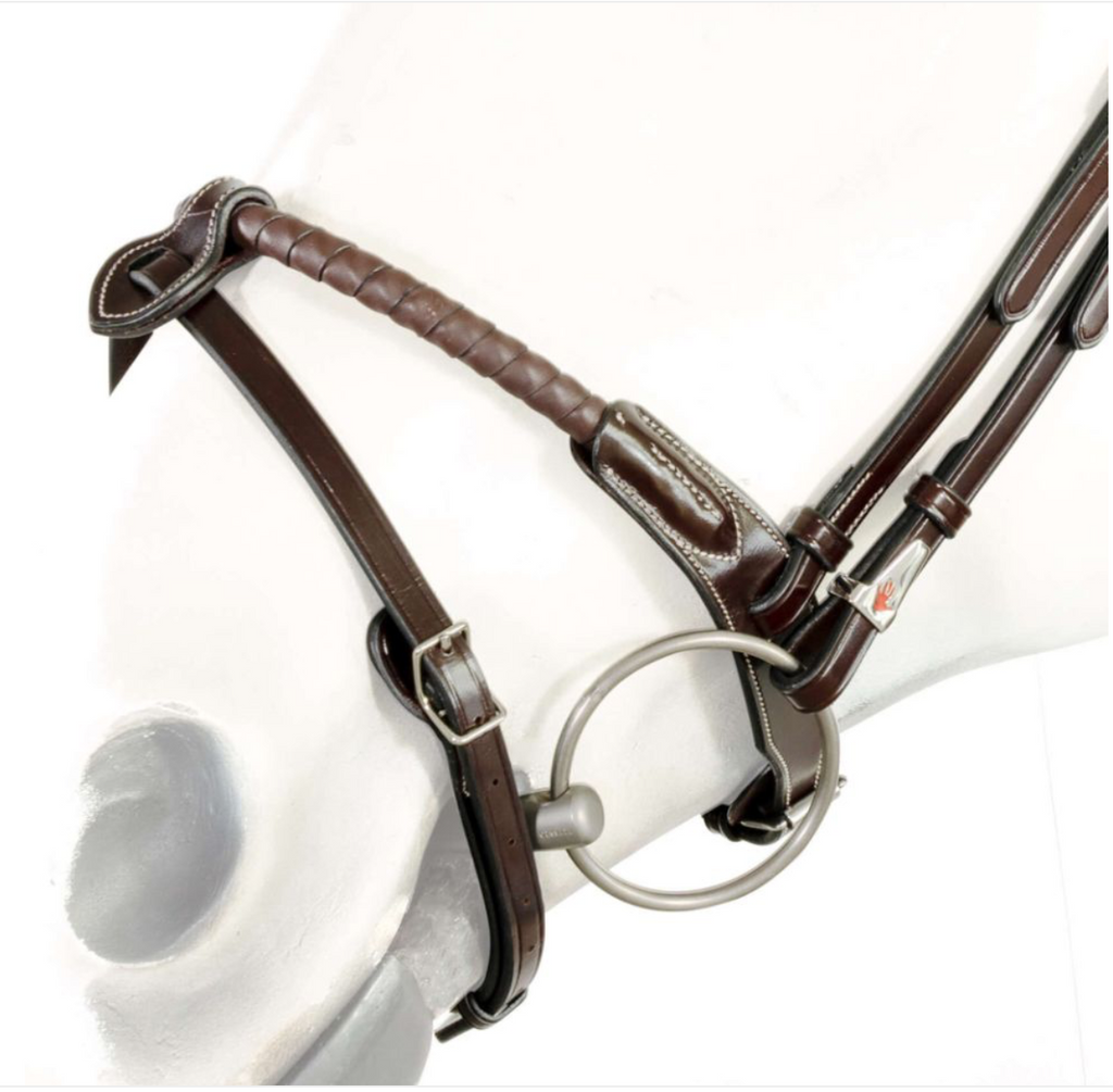 Equipe Bridle with Leather Covered Cord and Anatomical Headpiece