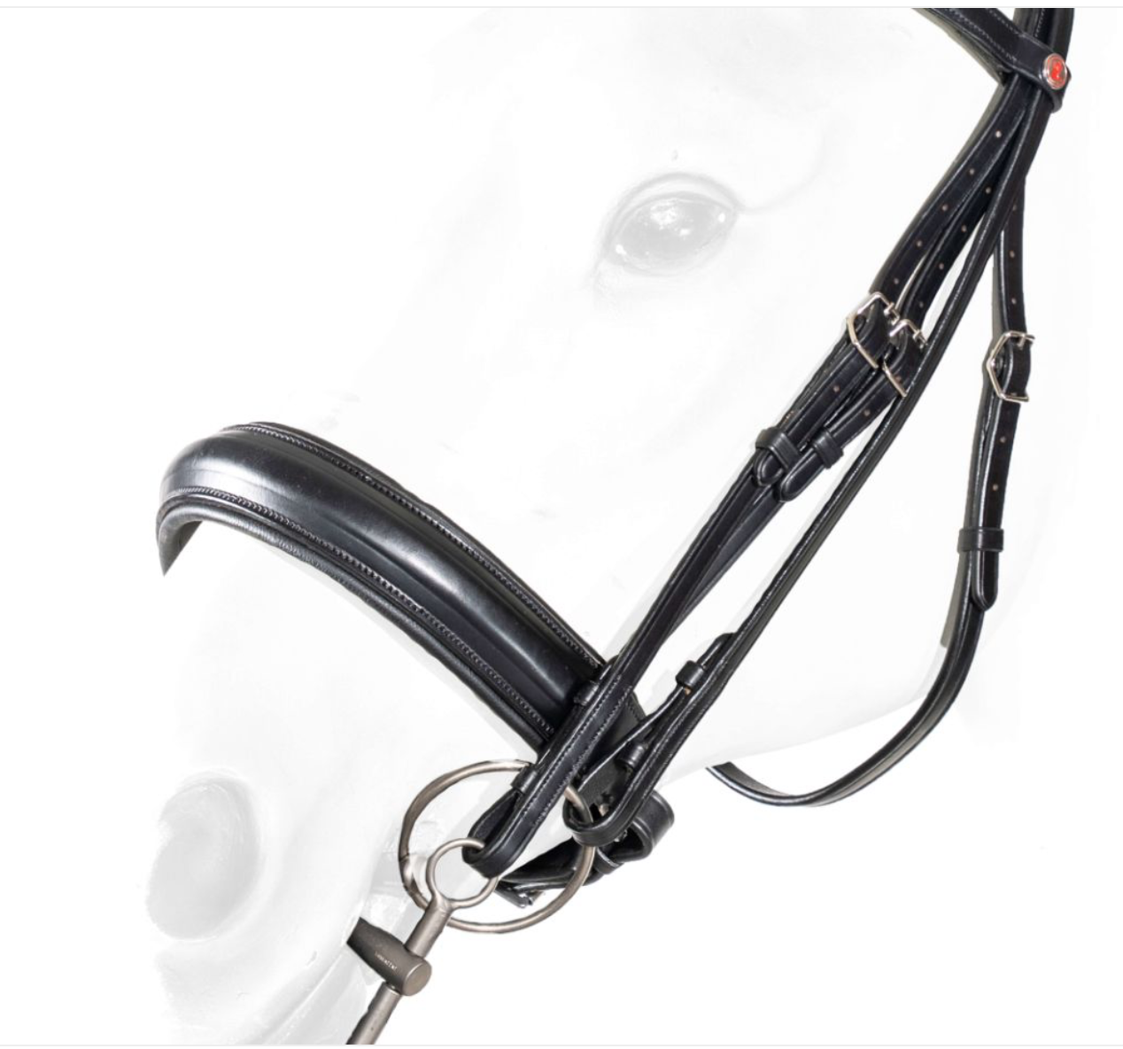 Equipe Dressage Double Bridle with Wide Noseband (Reins included)