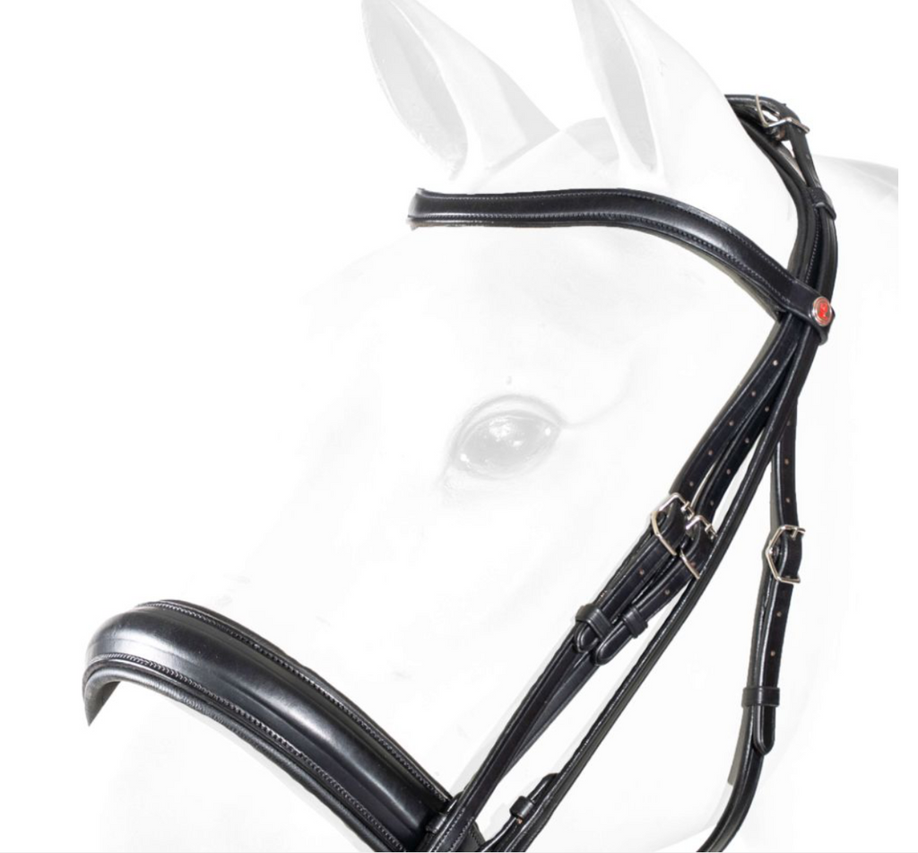 Equipe Dressage Double Bridle with Wide Noseband (Reins included)